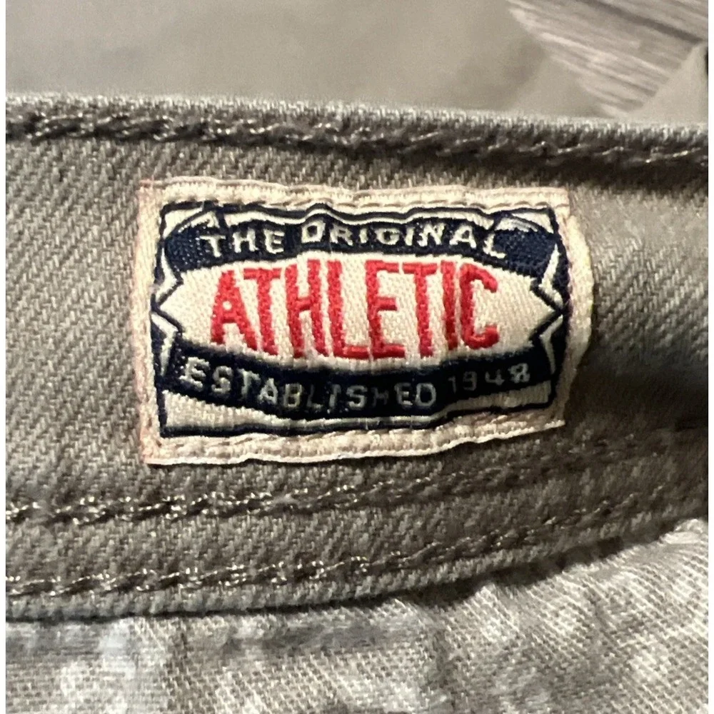 Devil Dog Dungarees Athletic Fit Rugged Tan Khaki Denim Jeans Size 30x30 (31x29)